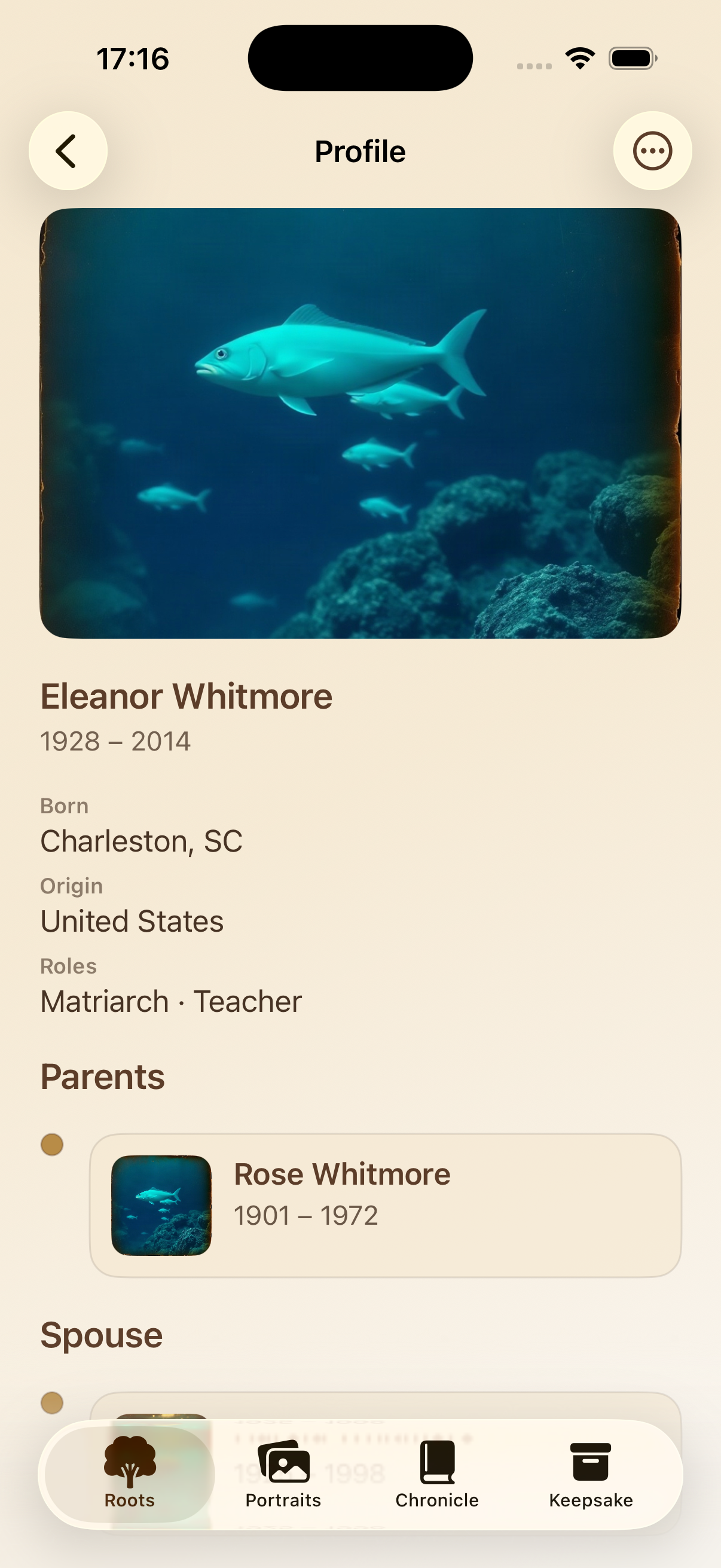 Person profile